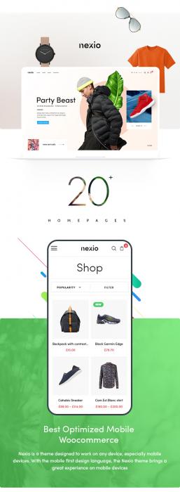 WordPress主题Nexio v1.0.7 时尚服装WooCommerce商店主题-32IU